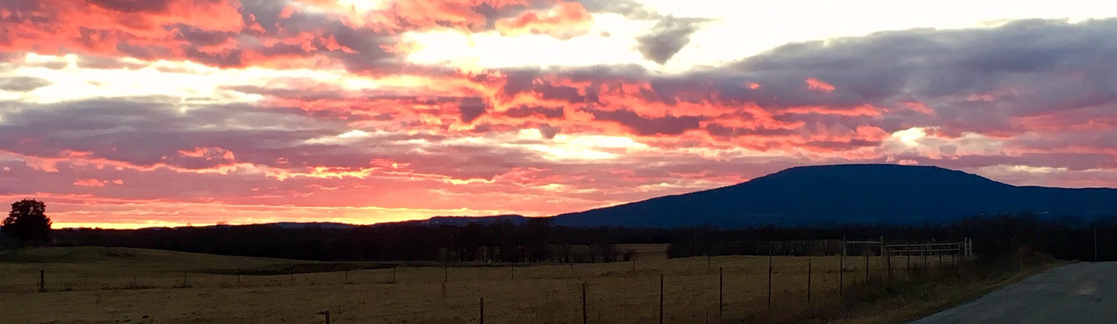 Sunset over Cavanal Hill