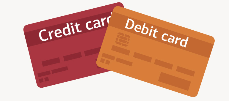 credit card and debit card